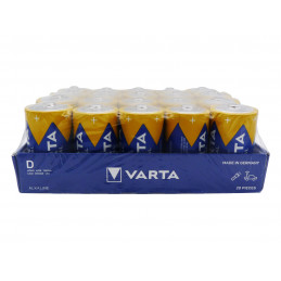 VARTA LR20 - D Industriale - UM1 - Blister da 20 pile