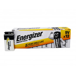 Pile ENERGIZER 6LR61 - 9V Industriale - Pacco da 12 batterie