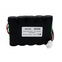 Pacco Batterie NiCd 12.0V 0.6Ah + Connettore - MANUSA