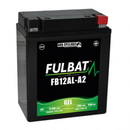 Batterie moto FB12AL-A2 FULBAT GEL - 12V - 12.6Ah
