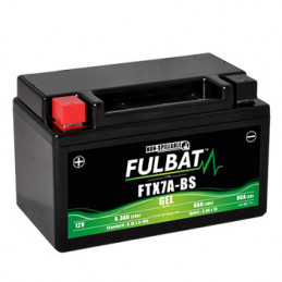 Batterie moto FTX7A-BS FULBAT GEL - 12V - 6.3Ah