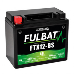 Batteria moto FTX12-BS FULBAT GEL - 12V - 10.5Ah