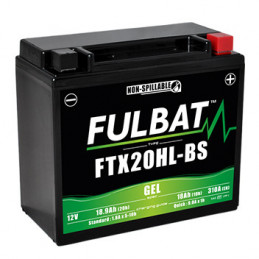 Batterie moto FTX20HL-BS FULBAT GEL - 12V - 18.9Ah