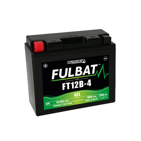 Batterie moto FT12B-4 FULBAT GEL - 12V - 10.5Ah