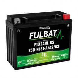 Batterie moto FTX24HL-BS / F50-N18L-A3 FULBAT GEL - 12V - 22.1Ah