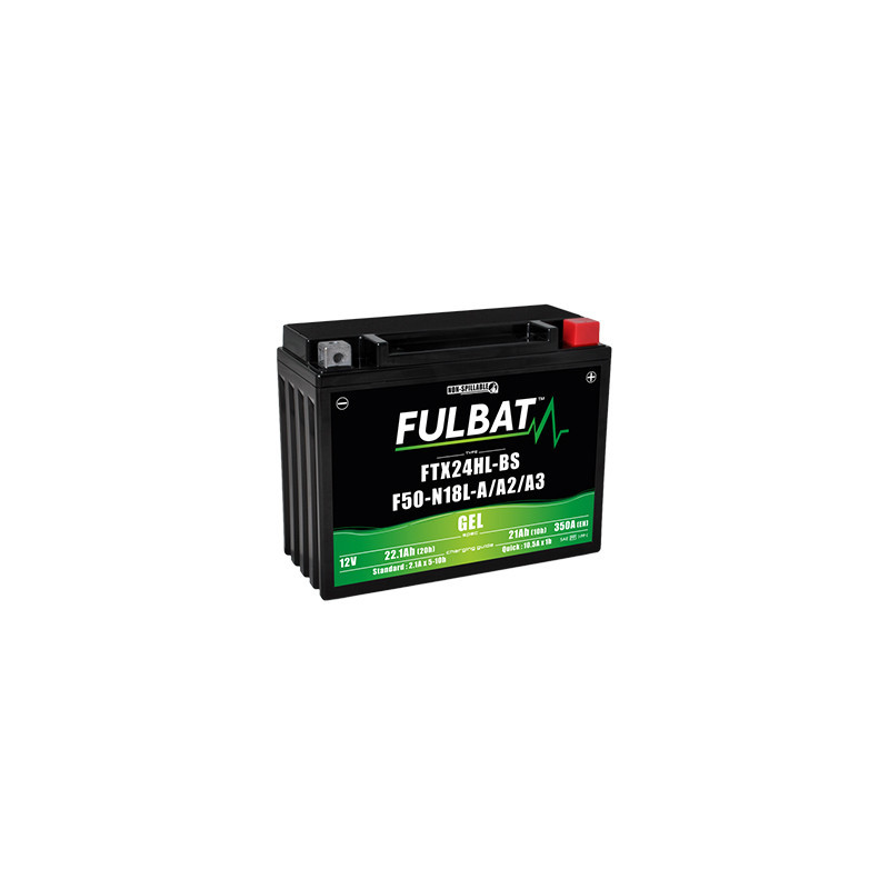 Batterie moto FTX24HL-BS / F50-N18L-A3 FULBAT GEL - 12V - 22.1Ah