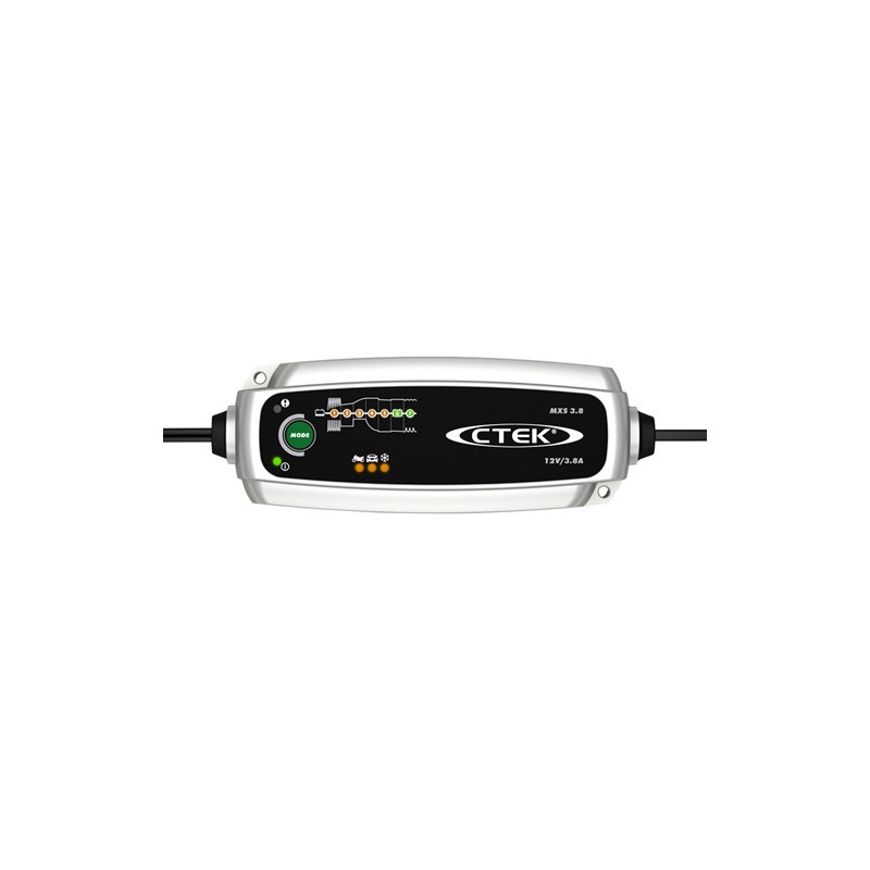 Caricatore per batteria intelligente CTEK MXS 5 - 12V - 5Ah + Adattor.