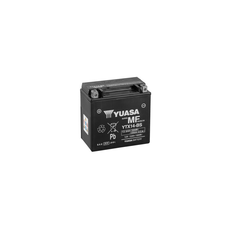 Batteria Moto YUASA  12V – 12Ah - YTX14 / YTX14-BS