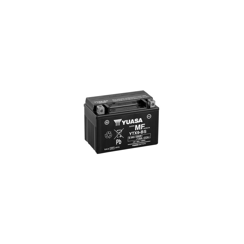Batteria Moto Yuasa 12V – 8Ah - YTX9-BS - YTX9