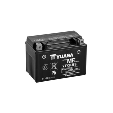 YUASA Batteria Moto 12V – 8Ah - YTX9BS