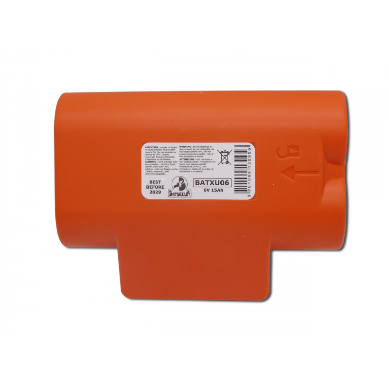 Pila Batteria Allarme BATXU06 - 6V - 15Ah - Compatibile RXU06X DAITEM