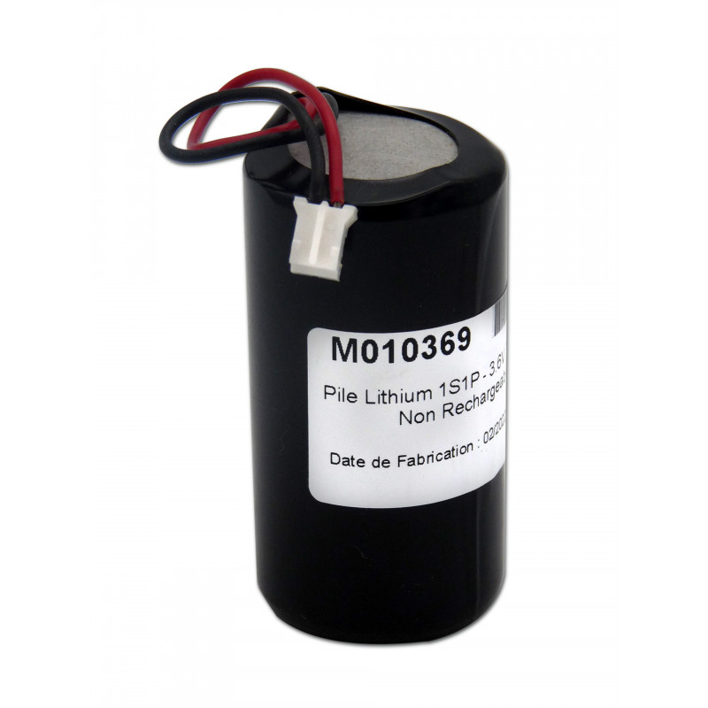 Pacco Pile Litio SAFT LSH14 1S1P - 3,6V - 7,75Ah / + Connettore