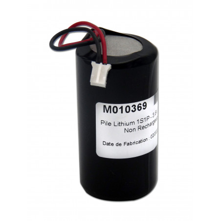 Pacco Pile Litio SAFT LSH14 1S1P - 3,6V - 7,75Ah / + Connettore