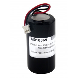 Pacco Pile Litio SAFT LSH14 1S1P - 3,6V - 7,75Ah / + Connettore