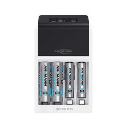 Caricatore di pile ANSMANN Comfort Plus - Compatibile AA - AAA - NiMh