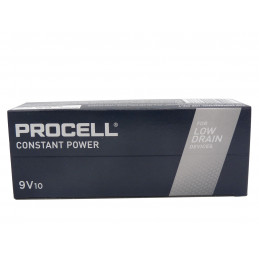 Scatola da 10 batterie Duracell Procell - GammaINTENSE POWER - 6LR61 -