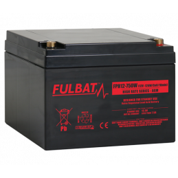 Batterie FULBAT FPH12-750W - Plomb Standard - 12V - 26Ah - VRLA - Spéc