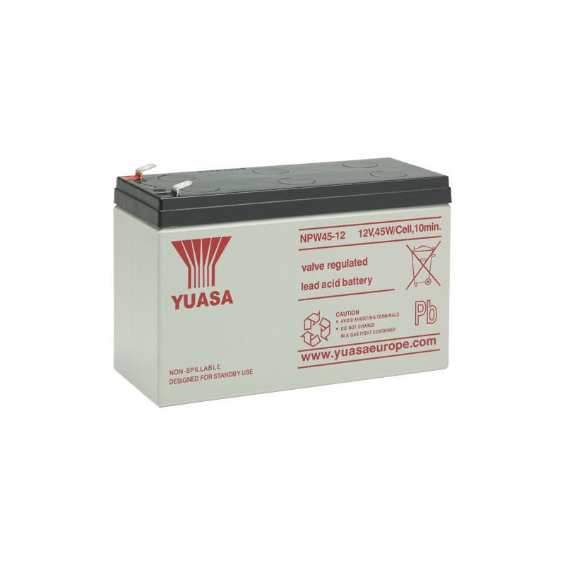 YUASA 12V - 8.5Ah - SW280 / NPW45-12 - AGM - Invertitore speciale YUASA 12V - 8.5Ah - SW280 / NPW45-12 - AGM - Invertitore speciale