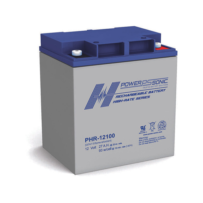 Batteria Piombo Standard 12V 27Ah - PHR-1236FR - 164x125x175 - Spécial