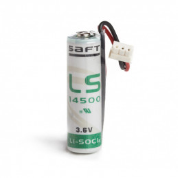 CHRONO Pila Batteria Allarme Compatibile TECNOALARM - AA - 3.6V - 2300mAh + Connettore