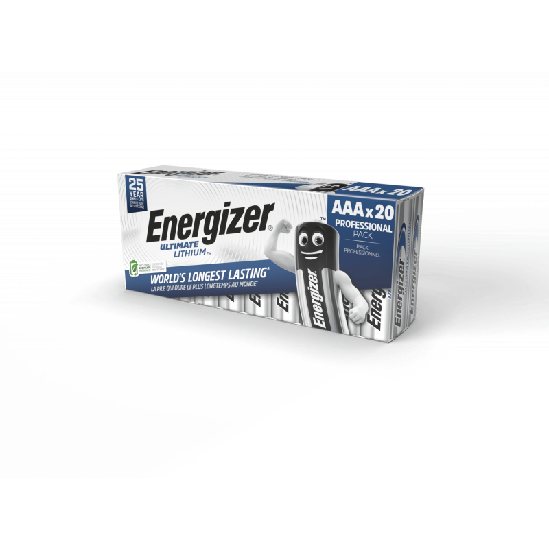 Scatola di 20 Pile ENERGIZER L92 - Formato LR03 - AA - Ultimate - 1.5V