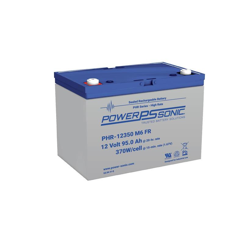 Batteria Piombo Standard 12V 95Ah - PHR-12350FR - 305x168x207 - Spéciale Inverter - Powersonic