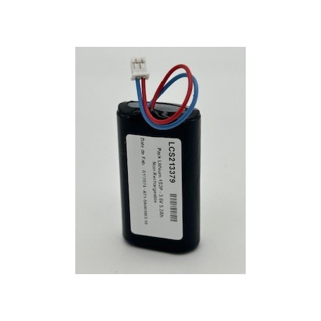 Pacco pile Litio SAFT LS14500 1S2P - 3,6V 5,2Ah / T1 + Connettore