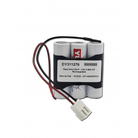 Pacco Batterie BAES NiCd – 3.6V – 0.8Ah + Connettore- FREAA800F3X1