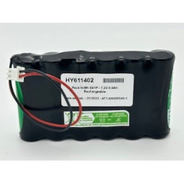 Pacco pile NiMh Yupower AA - 6S1P - 7,2V 0,8Ah - T1 - Guaina + cablagg