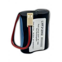 Pacco NiMh Yupower V150H - 2S1P - 2,4V 0,15Ah - T3 - Guaiana + Pin 1+/