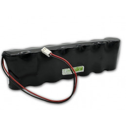 Pacco pile NiCd Yupower C HT - 7S1P - 8,4V 2,5Ah - T1 - Guaina + conn.
