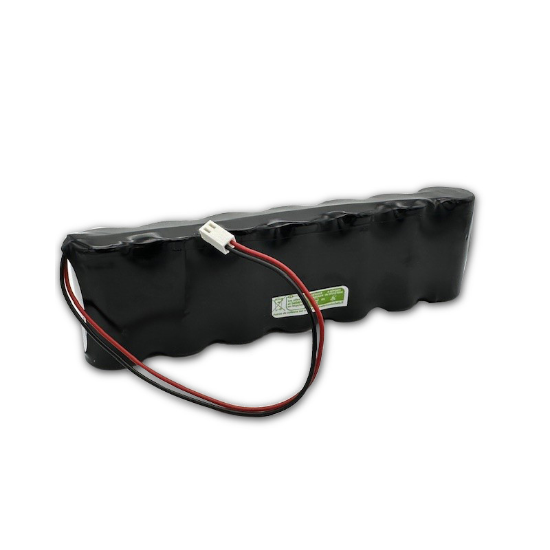 Pacco pile NiCd Yupower C HT - 7S1P - 8,4V 2,5Ah - T1 - Guaina + conn.