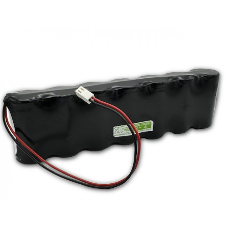 Pacco pile NiCd Yupower C HT - 7S1P - 8,4V 2,5Ah - T1 - Guaina + conn.