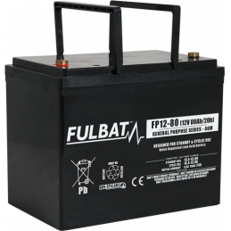 Batteria Piombo Standard 12V 80Ah - FP12-80 - Fulbat