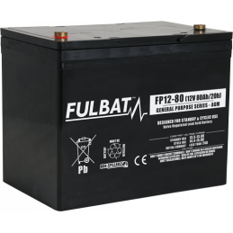 Batteria Piombo Standard 12V 80Ah - FP12-80 - Fulbat