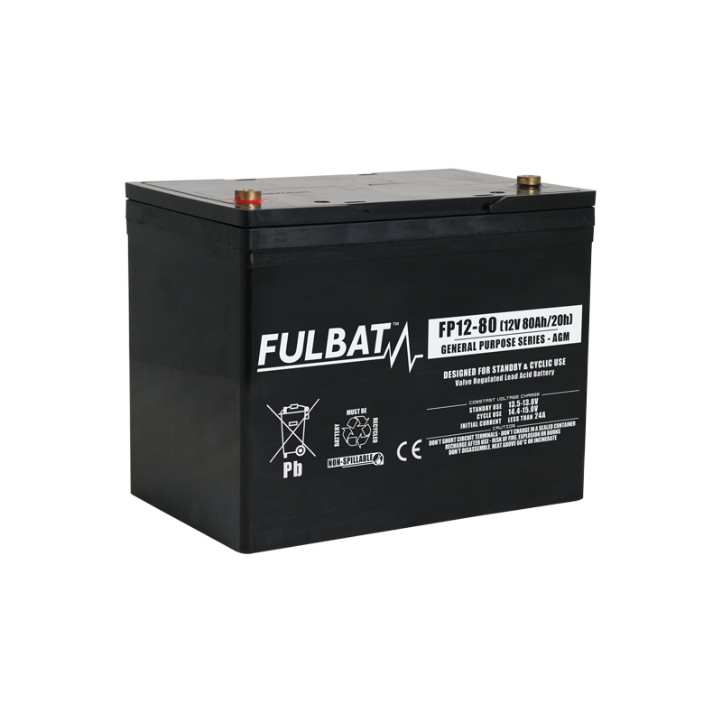 Batteria Piombo Standard 12V 80Ah - FP12-80 - Fulbat