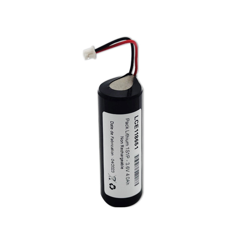 Pila Litio EVE 1S1P / 3,6V 4Ah + Connettore