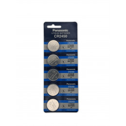 Pila Litio 3V CR2450 - Panasonic - Carte X 5