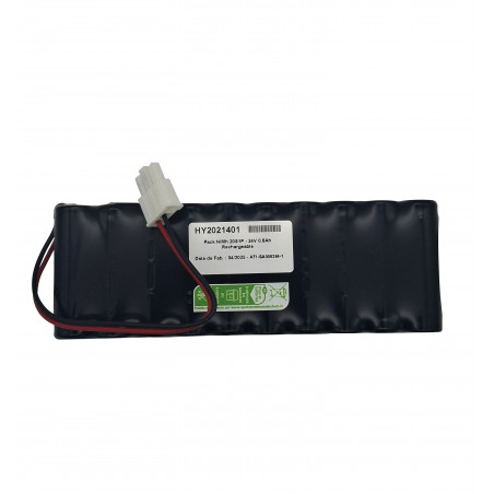 Pacco pile NiMh Yupower AA - 20S1P - 24V 0,8Ah - T2 + connettore