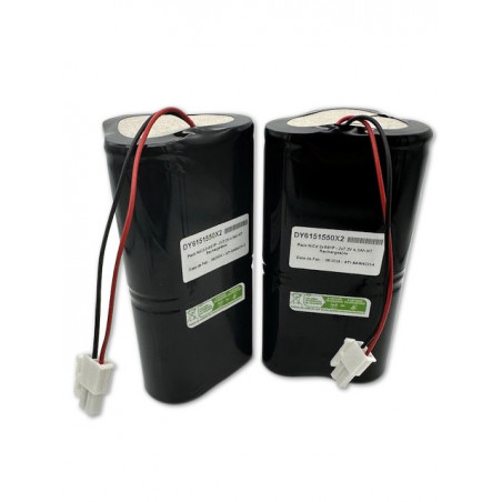 Pack NiCd Yupower D HT - 6S1P - 7,2V 4,5Ah - T15 - Guaiana + Connettori