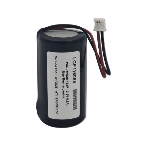 Pila Litio Fanso ER26500M - C - a spirale - 1S1P - 3,6V 5,8Ah - T1 - .