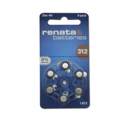 RAYOVAC Pila bottone Zinc Air - 312AE Aucustico