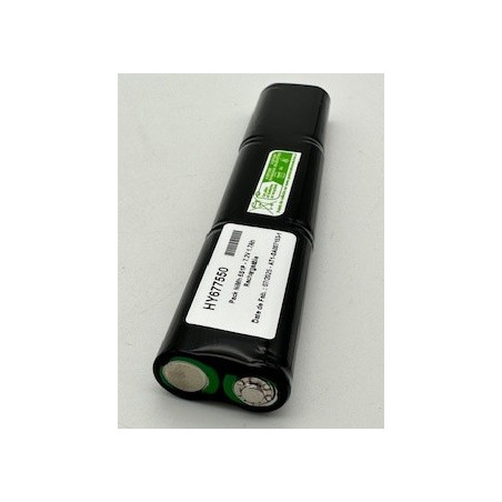 Pack NiMh Yupower AA - 6S1P - 7,2V 1,7Ah - T7 - Gaine + Plot Pile