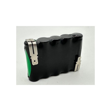 Pack NiMh Yupower AA - 5S1P - 6V 0,8Ah - T1 + Fastons 6,35(+) / 4,8(-)