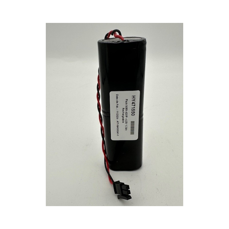 Pacco pile NiMh Yupower AA - 4S1P - 4,8V 1,7Ah - T7 + connettore