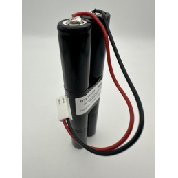 Batteria  NiCd Yupower 4/5A - 6S1P - 7,2V 1,2Ah - T7 - Guaina + fascia