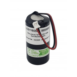 Pila Batteria Allarme Compatibile TALCO / DELTA DORE - 6LR20 Alcalina - 9V - 18Ah + connettore
