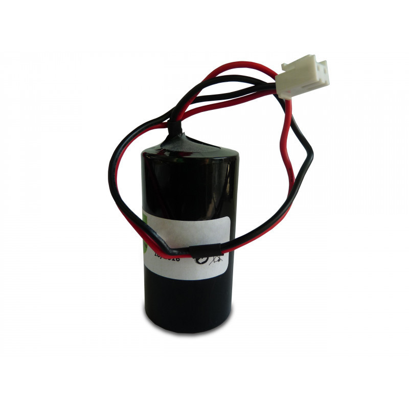 Pile al  litio Pacco da 2  ER34615M  –  3.6V  - 13Ah + connettore