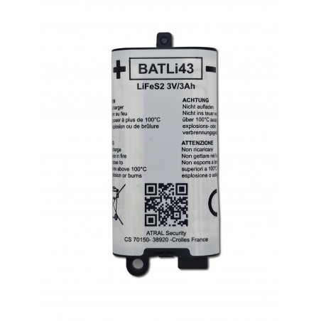 Pila al litio Batteria Allarme DAITEM RXU15X- 3V - 3Ah