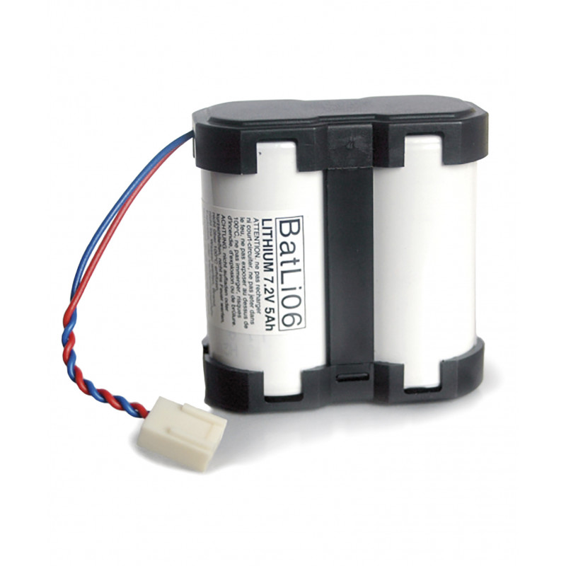 DAITEM Compatible Pile Batterie Alarme BATLI06 - 7,2V - 5,0Ah - Compat
